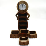 Heirloom Box with Clock in Oak, Sapele, Ply, Beech