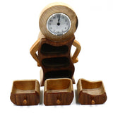 Heirloom Box with Clock in Ash, Meranti, Beech, Ply