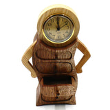 Heirloom Box with Clock in Ash, Sapele, Beech, Meranti