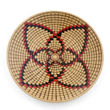 Plate in Beech With Basket Weave Decoration