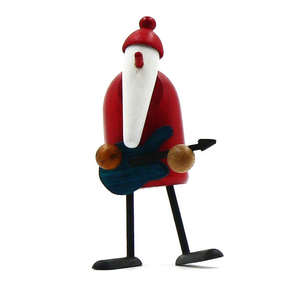 Seasonal Santa Guitarist