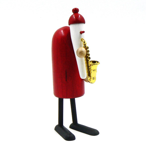 Seasonal Santa with Saxophone