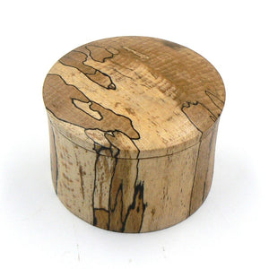 Lidded Box in Spalted Beech