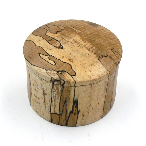Lidded Box in Spalted Beech