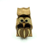 Cute Owl Heirloom Box in Oak