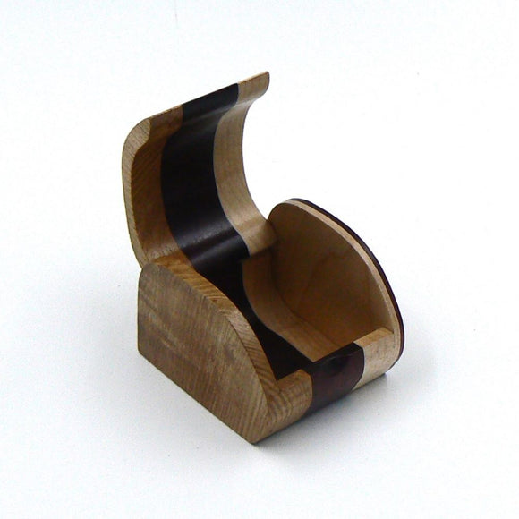 Trinket Box in Purple Heart, Ash and Maple
