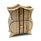 Heirloom Box in Sapele, Oak, Maple and Purple Heart