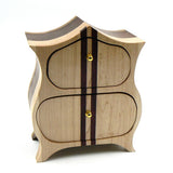 Heirloom Box in Sapele, Oak, Maple, Purple Heart and Ash