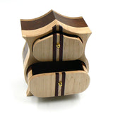 Heirloom Box in Sapele, Oak, Maple, Purple Heart and Ash