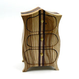 Heirloom Box in Sapele, Oak, Maple, Purple Heart and Ash