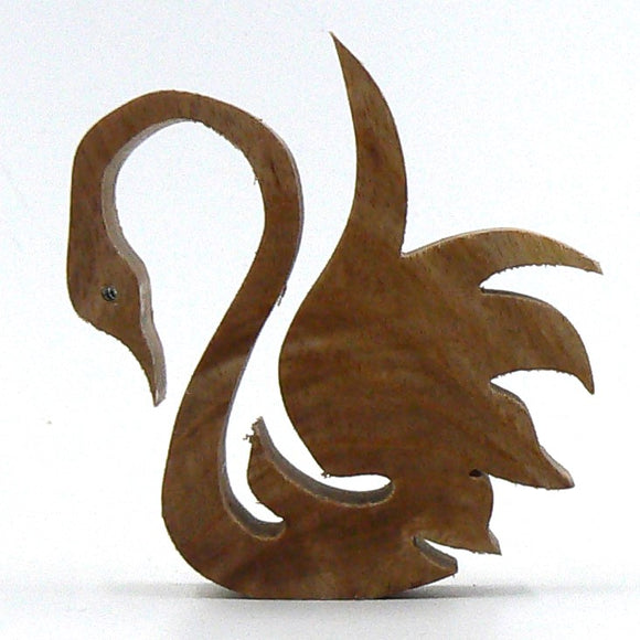 Swan in Oak