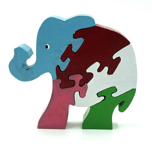 Cute Elephant Jigsaw Ornament