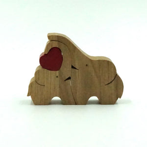 Cute Elephant Family Ornament