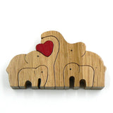 Cute Elephant Family