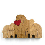 Cute Elephant Family