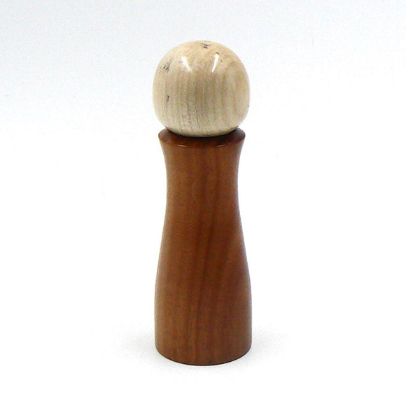 Mini Pepper Mill in Beech / Iroko