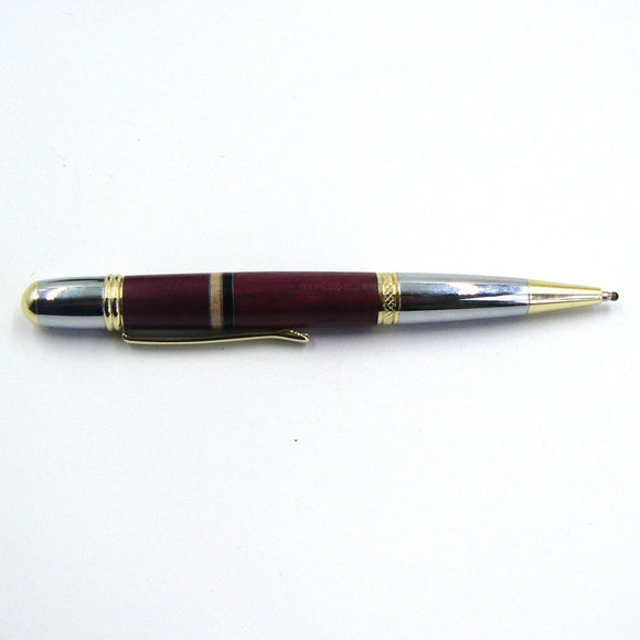 Pen in Purple Heart / Ebony / Maple