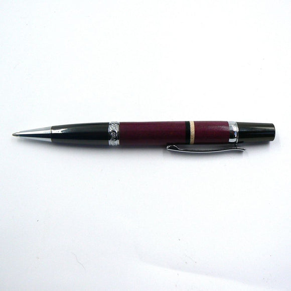 Pen in  Purple Heart / Ebony / Maple