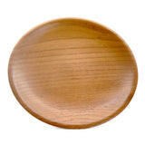 Plate in Orange-Tone Wood