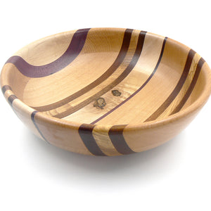Bowl in Laminated Woods