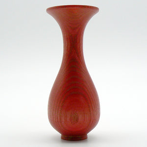 Vase in Ash with Gold Wax Highlighting