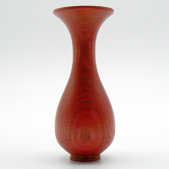 Vase in Ash with Gold Wax Highlighting