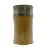 Vase in Elm with pencils in resin