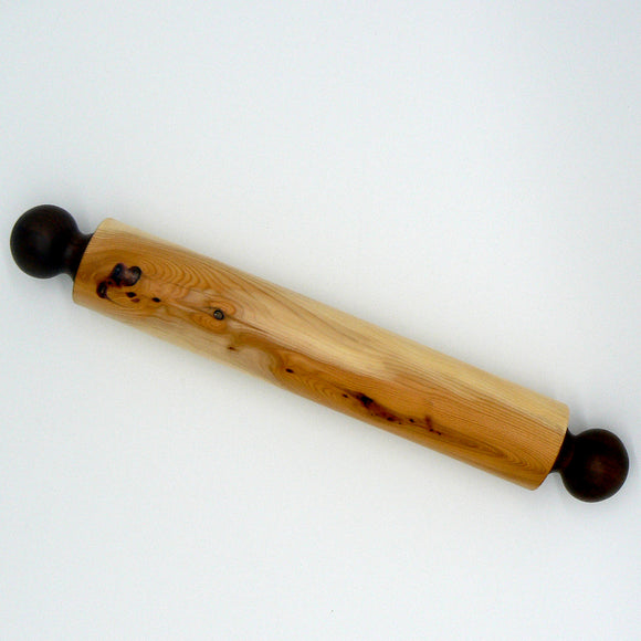 Rolling Pin in Yew and Walnut